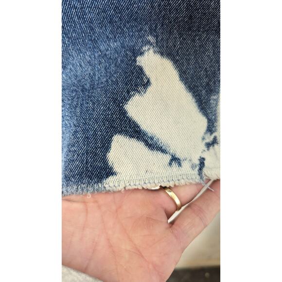 Simple society high rise button fly medium wash denim jeans sz 7/28 - Picture 5 of 11